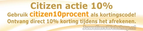 Citizen actie 10% korting op Citizen Eco-Drive horloges!