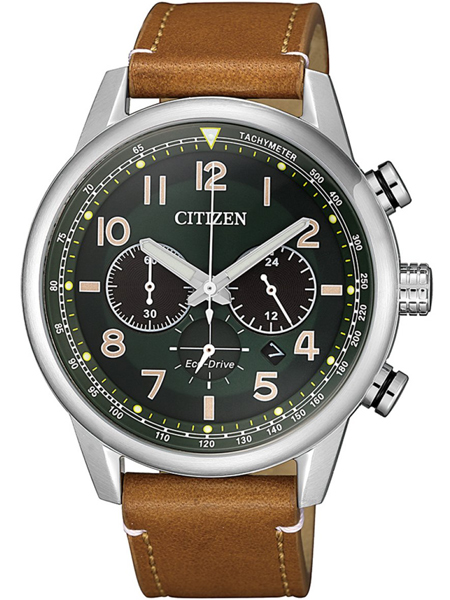 Citizen CA4420-21X horloge chronograaf eco drive groen