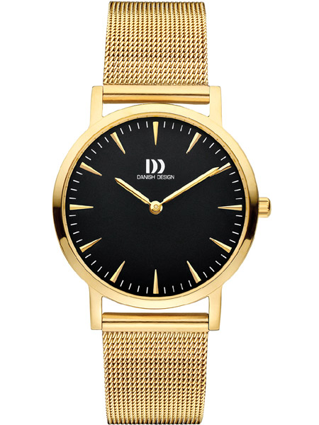 Wonderbaar Danish Design dames horloge London IV06Q1235 staal goud zwarte YL-01