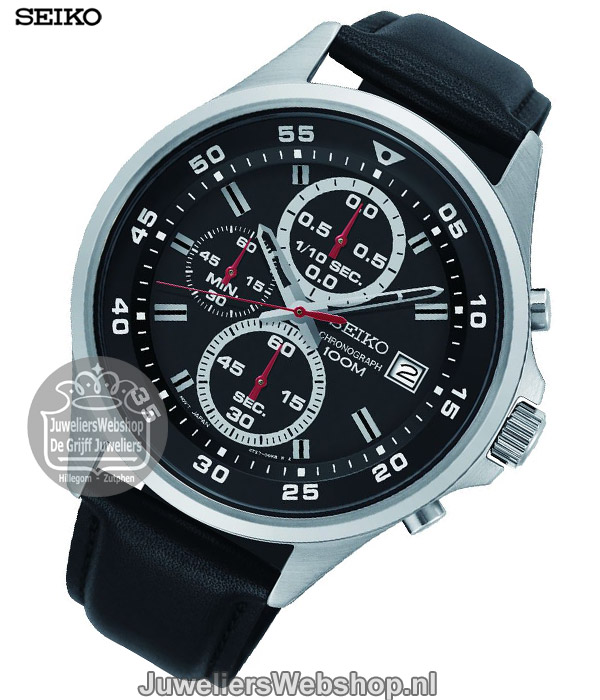 een miljard ontsmettingsmiddel proza Seiko horloge SKS635P1 heren chronograaf met zwarte wijzerplaat een miljard ontsmettingsmiddel proza Seiko horloge SKS635P1 heren chronograaf met zwarte wijzerplaat
