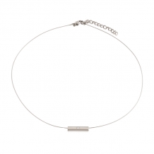 boccia titanium collier met diamant 08035-02