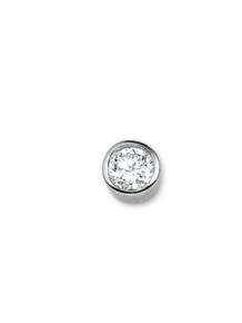 Zilveren Hanger Zirconia Solitair 1323240