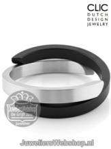 Clic Armband A1Z mat Zwart