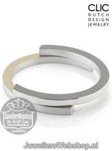 Clic Armband A23G Small Zand-Grijs