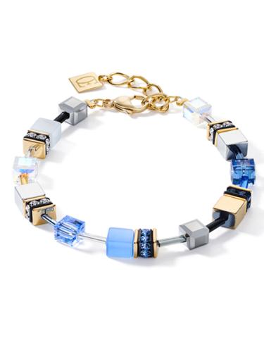 Coeur de Lion Armband 2839/30-0716 Blauw Goud