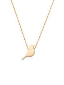 gouden initials vogel collier Joy de la Luz Yi-Birdy