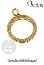 Quoins Hanger QHO-16-G 25mm Small Verguld Swarovski