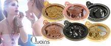 Quoins munt disk QMOX-05-G Reflection Large