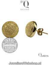 Quoins Oorbellen ZED-03-GG Exclusive Oorstekers Verguld