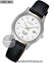 Seiko SXDG65P1 dameshorloge Edelstaal Wit
