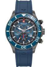 Swiss Military Hanowa Immersion horloge 06-4226.30.003.03 Blauw