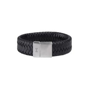Aze Jewels Vast Iron Jack Black Armband 21 cm AZ-BL012-A-210