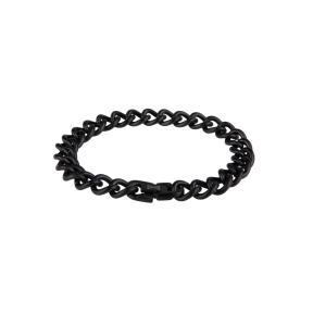 Aze Jewels Gourmette Satin - Noir AZ-BM002-B-210