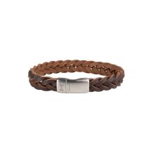 Aze Jewels Iron Big Wave Brown Armband 21 cm AZ-BL001-B-210