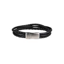 Aze Jewels Iron Four String Black Armband 21 cm AZ-BL003-A-210