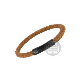 Aze Jewels Iron Single String Noyer-On-Black Armband AZ-BL004-I-210