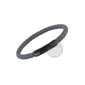 Aze Jewels Iron Single String Grey Armband AZ-BL004-J-195