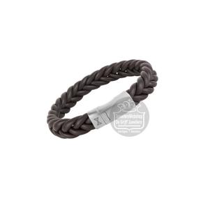 Aze Jewels Iron Big Wave II Brown Armband AZ-BL024-B-195