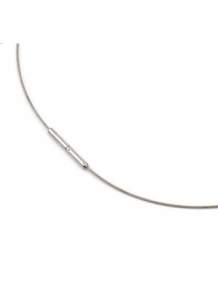 boccia ketting staaldraad met titanium sluiting 0802-01 45cm