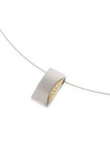 boccia hanger bicolor 0793-04 titanium met diamant