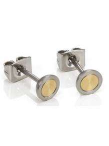boccia 0541-02 oorknop bicolor titanium