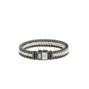 Buddha to Buddha Julius Black Rhodium Duotone Silver armband 192BRSDU
