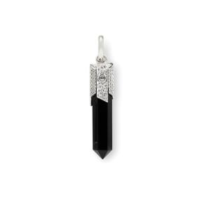 Buddha to Buddha Gemstone Silver Black Onyx Hanger 701ON
