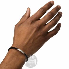 Buddha to Buddha George Mini Leather Black Armband J016BL