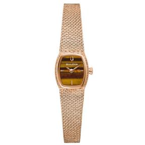 Bulova Goddess of Time 97L185 Horloge Tiger's Eye