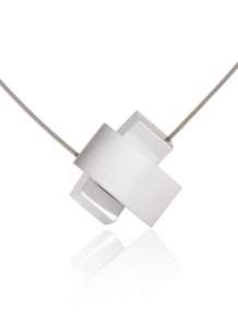 Clic collier staaldraad met aluminium hangers C202