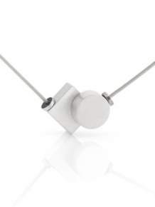 Clic collier staaldraad met aluminium hangers C204
