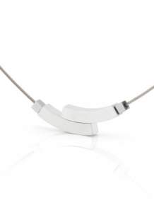 Clic collier staaldraad met aluminium hangers C208