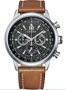Citizen CA4470-15X chrono horloge groen heren
