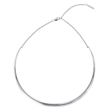 Calvin Klein CK Warped collier CJ35000012 Zilver
