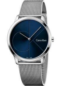 calvin klein herenhorloge k3m2112n minimal gent blauw