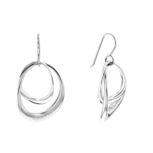 Calvin Klein CK Warped oorbellen CJ35000004 Zilver