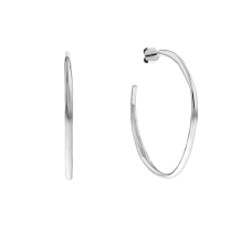 Calvin Klein CK Molten Pebble Hoop oorbellen CJ35000113 Zilver