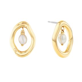 Calvin Klein Edgy Pearls Oorbellen CJ35000562 Goud