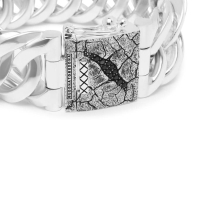 Buddha to Buddha Chain Big Black Spinel Limited Armband 156