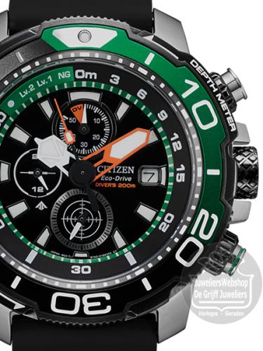 Citizen BJ2168-01E horloge Eco-Drive Groen