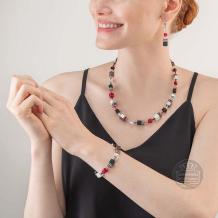 Coeur de Lion Armband 4530/30-1303 Zwart Rood