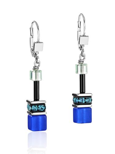 Coeur de Lion Oorbellen 2838/20-0705 Blauw Groen