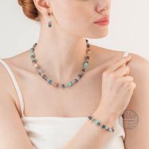 Coeur de Lion Oorbellen 5090/21-1919 Roze Aqua