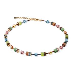 Coeur de Lion Collier 2838/10-0905 Olijf Groen GoldPlated