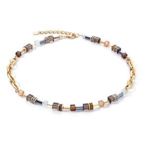 Coeur de Lion Collier 4524/10-1116 Bruin Goud