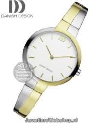 danish design 1225 dameshorloge edelstaal bicolor