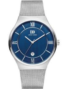 danish design herenhorloge iq68q1240 staal blauw