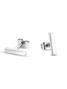 Danish Design IJ121E1 Nibe Oorknop Zilverkleurig Titanium
