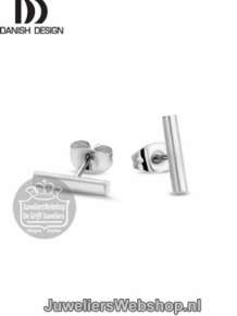 IJ118E1 Danish Design Titanium Oorknoppen
