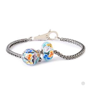 Trollbeads Droombloesem glas kraal TGLBE-10225